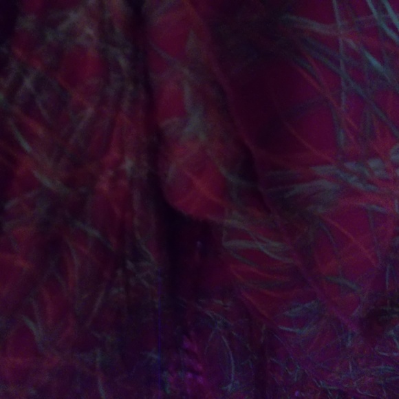 Burgundy long sleeve blouse - Picture 2 of 3